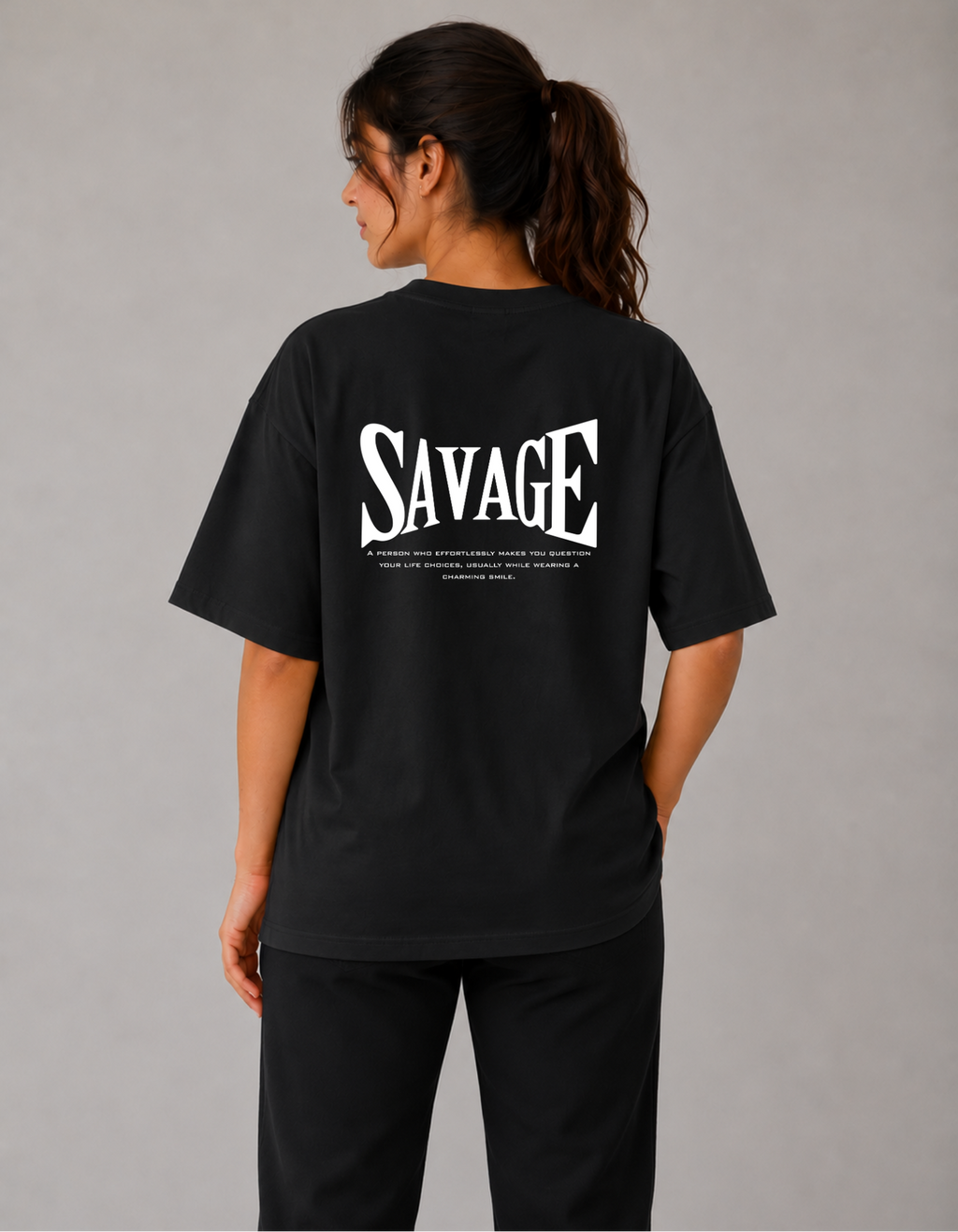 Savage Tee — Be Savage, Not Average